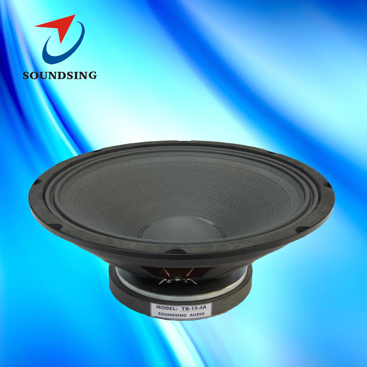 TB15-4A 15inch steel frame mid bass speakers