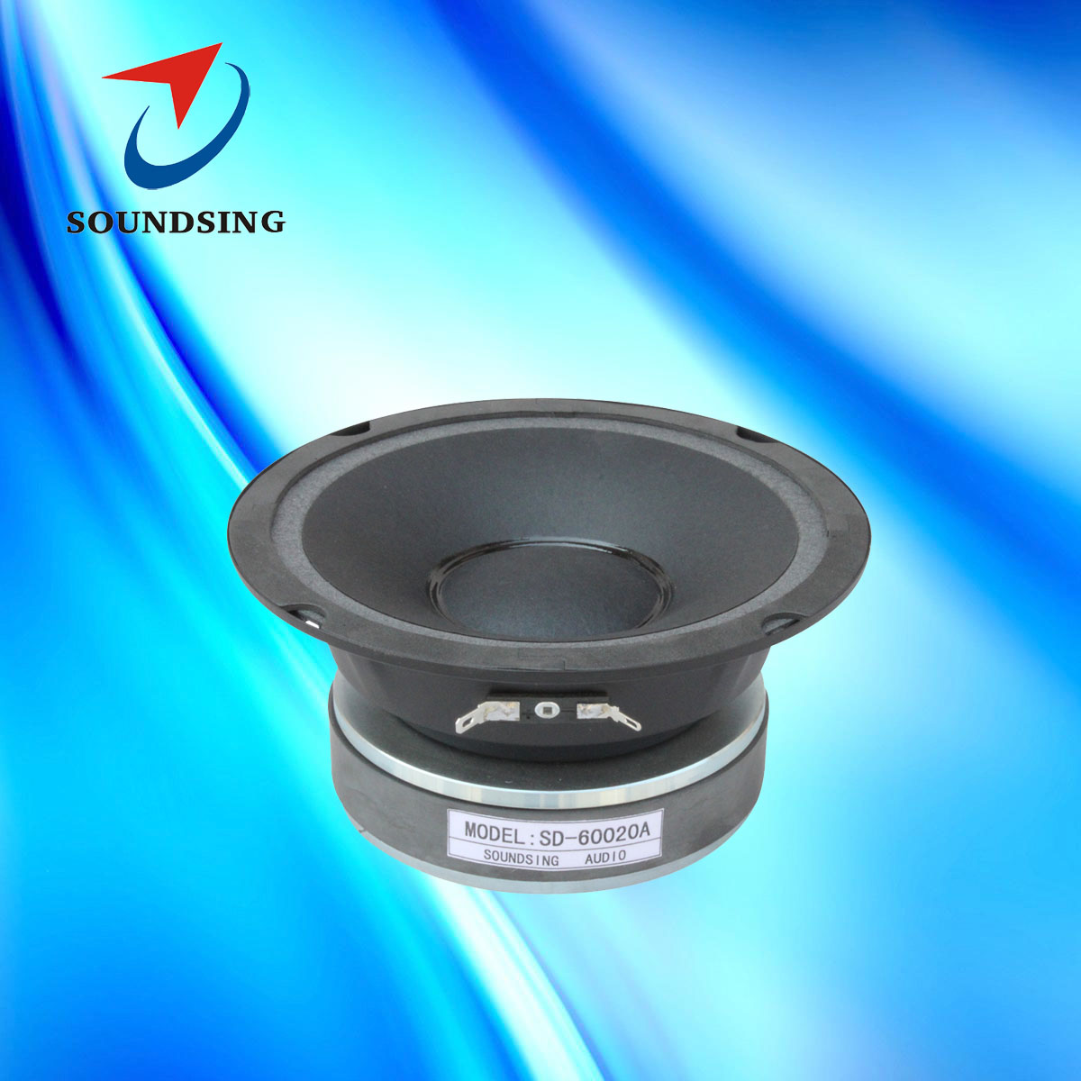 SD-60020A 6.5" mid speaker steel frame